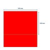 Etiket Rillprint 210x148mm fluorrood 200 etiketten foto