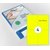 Etiket Rillprint 105x148mm fluorgeel 400 etiketten
