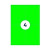Etiquette Rillprint 105x148mm vert fluo 400 étiquettes Photo