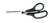 Schaar Quantore 190mm soft grip zwart