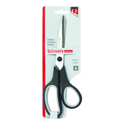 Schaar Quantore 210mm soft grip zwart