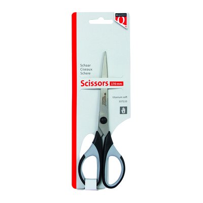 Schaar Quantore 170mm titanium soft grip handvat