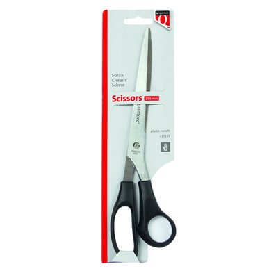 Schaar Quantore 250mm +plastic handvat zwart
