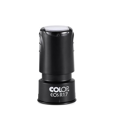 Tekststempel Colop EOS R 17 flashtechnologie met stempelplaat