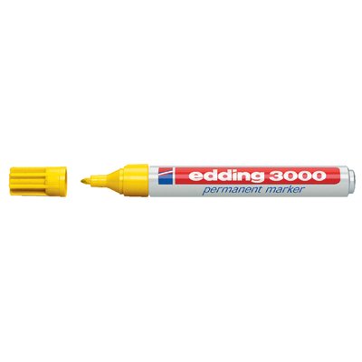 Viltstift edding 3000 rond 1.5-3mm geel