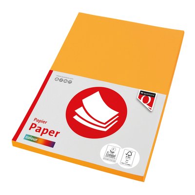 Kopieerpapier Quantore Colour A4 120gr diepgeel 100 vel