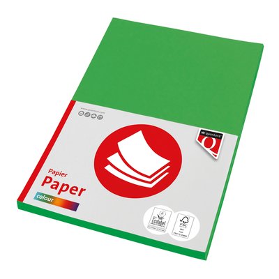 Papier copieur Quantore Colour A4 120g vert gazon 100 feuilles
