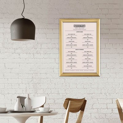Kliklijst Europel A3 25mm goud