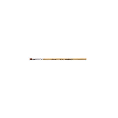 Pinceau Qrea poil synthétique n° 4 largeur 4,9mm