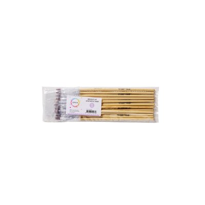 Pinceau Qrea poil synthétique n° 4 largeur 4,9mm