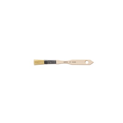 Brosses plates Qrea soie de porc set 3 largeurs