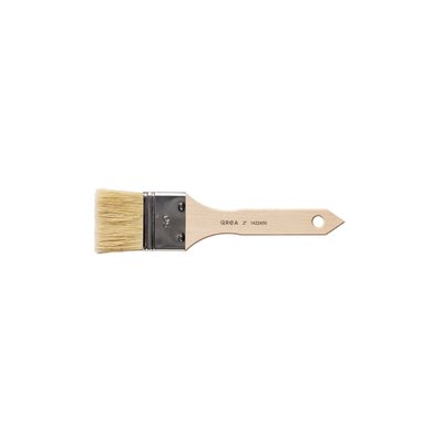 Brosses plates Qrea soie de porc set 3 largeurs