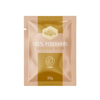 Pindakaas van Oordt 100% 100x20 gram