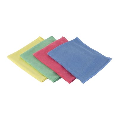 Chiffon microfibre Cleaninq Prof 40x40cm vert 10 pièces