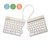 Toetsenbord R-Go Split Break QWERTY WL Wit