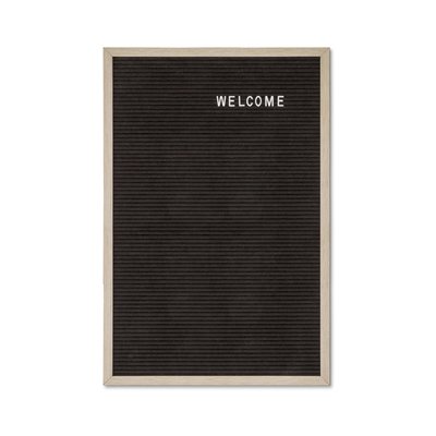 Letterbord IEZZY 40x60cm naturel hout