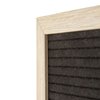 Letterbord IEZZY 40x60cm naturel hout foto