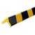 Profilé de protection d'angle DUrable C35 1m jaune noir