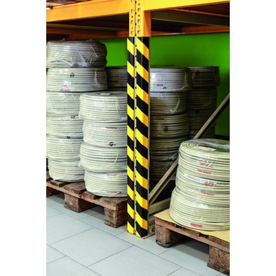 Profilé de protection d'angle DUrable C35 1m jaune noir