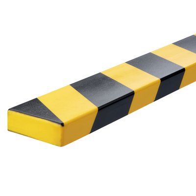 Beschermingsprofiel Durable S20 recht 1m geel zwart