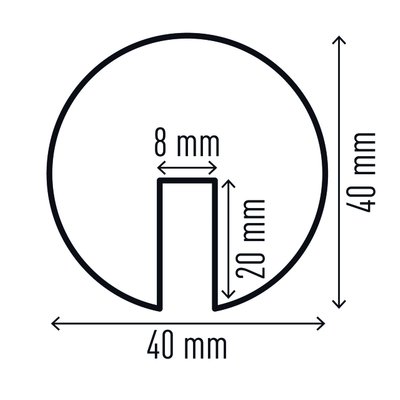 Profilé de protection d'angle Durable E8R 1m jaune noir
