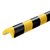 Profilé de protection tube Durable P30 1m jaune noir
