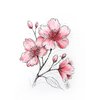 Tekenset Sakura Creative Kit Cherry Blossom 6 stuks foto