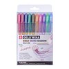 Stylo gel Sakura Gelly Roll Gold & Silver Shadow set 10 couleurs Photo