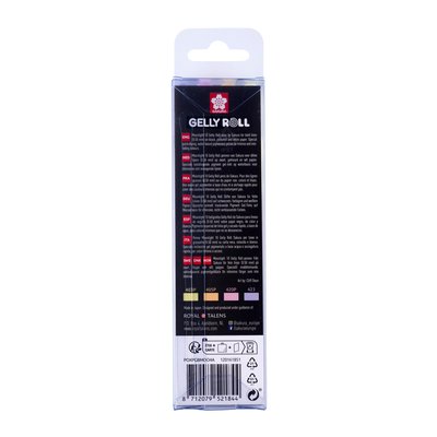 Gelschrijver Sakura Gelly Roll Moonlight 10 sunrise set à 4 kleuren