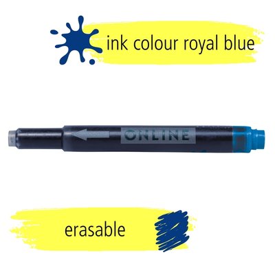 Cartouche Online Kombi bleu boîte 5 pièces