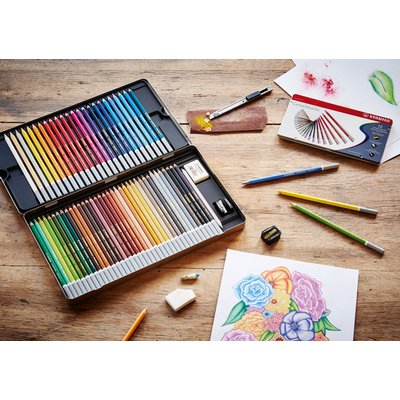 Crayon-craie pastel STABILO CarbOthello vert clair