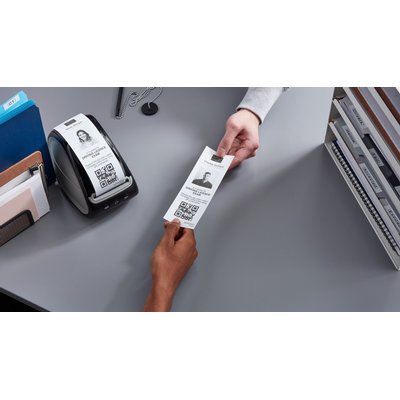 Etiquette Dymo LabelWriter en continu 57mmx91m blanc 1 rouleau
