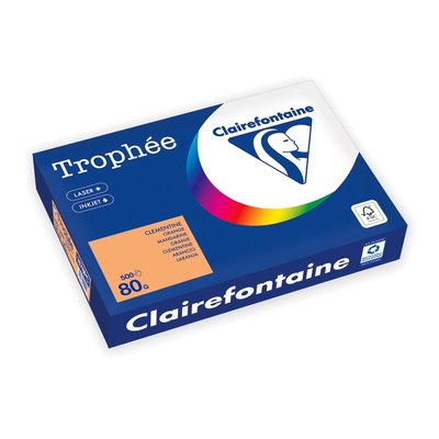 Papier copieur Trophée A4 80g orange 500 feuilles