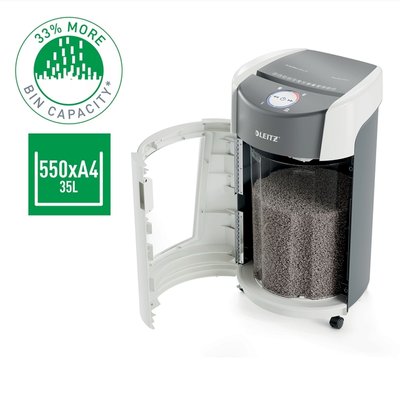 Destructeur Leitz IQ OptiMax 550 Office P5 particules 2x15mm