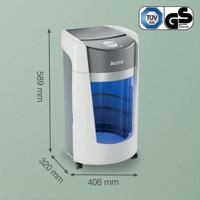 Destructeur Leitz IQ OptiMax 550 Office P5 particules 2x15mm