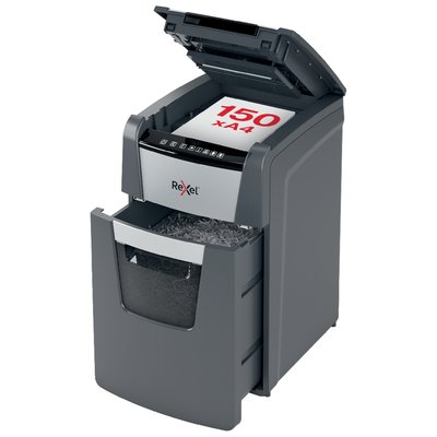 Destructeur Rexel Optimum Auto+ 150M P5 particules 2x15mm