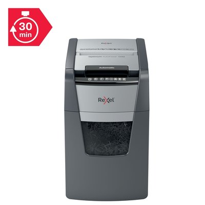 Destructeur Rexel Optimum Auto+ 150M P5 particules 2x15mm