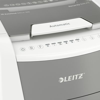 Papiervernietiger Leitz IQ Auto+ Office 300 P5 snippers 2x15mm