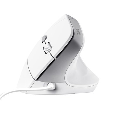 Muis Trust ergonomisch BAYO II wit