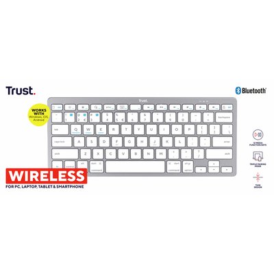 Clavier Trust BASICS Bluetooth QWERTY