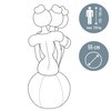Ballon d'assise Leitz Ergo anti-basculement 55cm gris foncé Photo