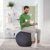 Ballon d'assise Leitz Ergo anti-basculement 55cm gris foncé Photo