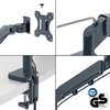Bras pour 1 écran Leitz Ergo Faible encombrement Photo