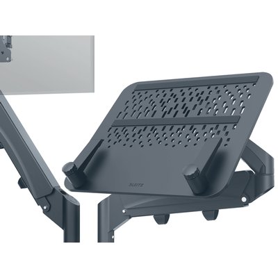 Bras double pour écran et ordinateur portable Leitz Ergo Faible encombrement