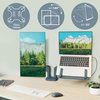 Bras double pour écran et ordinateur portable Leitz Ergo Faible encombrement Photo