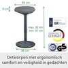 Actieve stakruk Leitz Ergo met comfortzitting foto