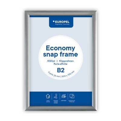 Cadre clipsable Europel Economy B2 argent