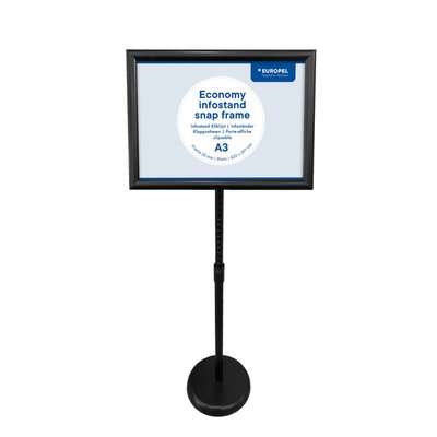 Support info Europel Economy A3 noir