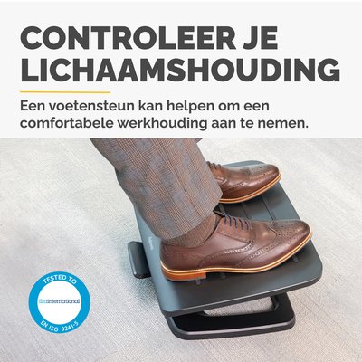 Voetensteun Fellowes Hana LT zwart