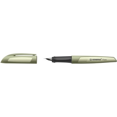 Vulpen STABILO Flow medium khaki blister à 1 stuk